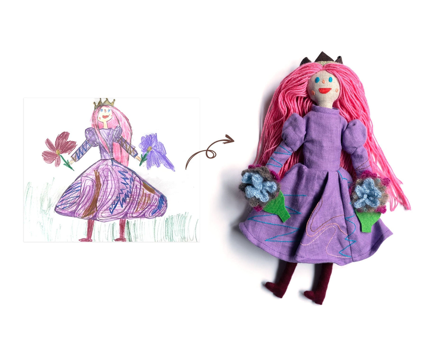 Custom Stuffed Dolls - We make unique dolls out of drawings