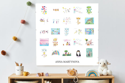 Art Poster Gallery: Transform Your Child's Drawings into Timeless Masterpieces
