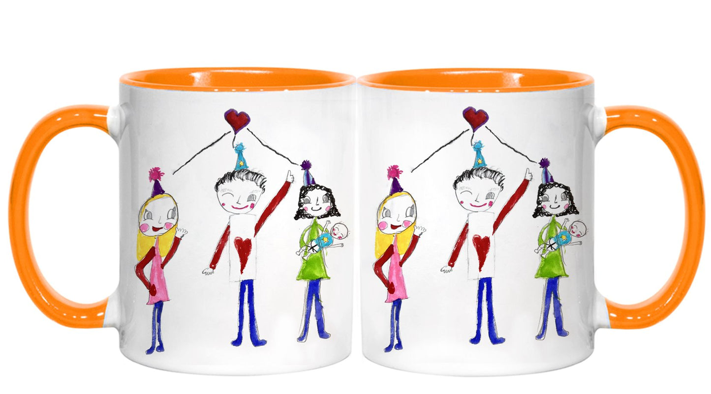 Custom Mugs from Kids' Drawings